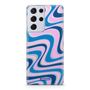 Wavey Blue Pink - Galaxy S21 Ultra