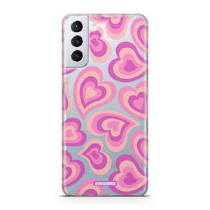 Galaxy S21 Plus: Pink Hearts - Galaxy S21 Plus