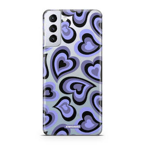 Purple Hearts - Galaxy S21 Plus