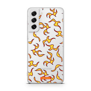 Yellow Fire Flames - Galaxy S21 FE