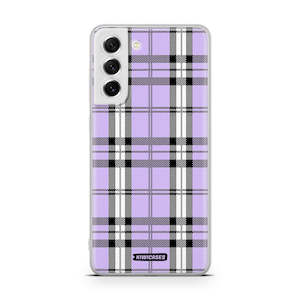 Purple Plaid - Galaxy S21 FE