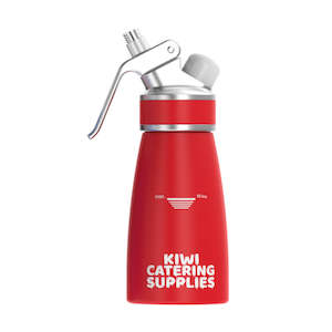 Cream Dispensers: Red Whipped Cream Dispenser 250ml (Aluminium)