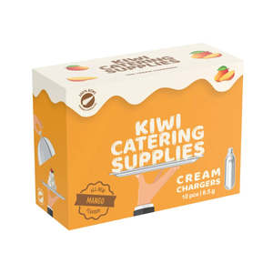 Mango Flavoured Cream Chargers 8.5g - 24 x 10 Pack (240 Chargers)