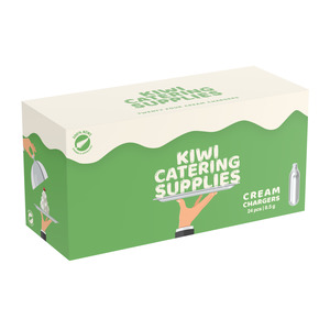 Kiwi Catering Supplies 8.5g Cream Chargers - 10 x 24 Pack (240 Chargers)