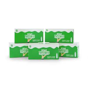 Kiwi Catering Supplies 8.5g Cream Chargers - 5 x 24 Pack (120 Chargers)