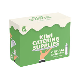 10 Boxes Of Cream Chargers: Kiwi Catering Supplies Cream Chargers 8.5g - 10 Pack