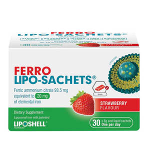 Womens Health: Lipo-Sachets Ferro Liposomal Iron 30 sachet