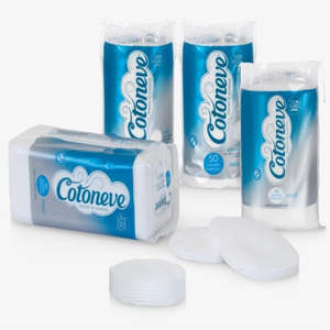 Cotton Wool Pads Buds: Cotoneve - Square Cotton Pads (50 Pcks)