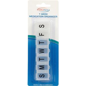 Dosage Aids: SurgiPack 1 Week Medication Organiser