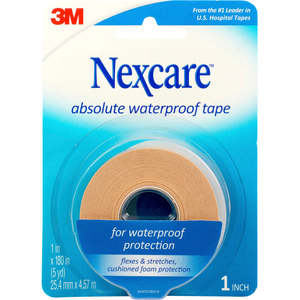 First Aid Tapes: Nexcare Absolute Waterproof Tape