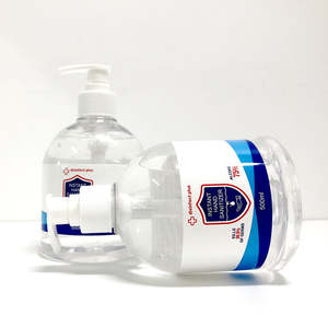 Hand Sanitiser: Disinfect Plus Hand Sanitiser - 75% alcohol based 500mL (brand may vary)