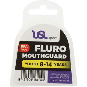 Mouth Guard: USL Sport Mouthguard Youth Fluro