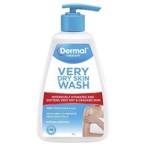 Hand Body Wash: Dermal Therapy Very Dry Skin Wash 1 Litre