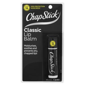 Lip Balm: Chapstick Classic Lip Balm SPF15
