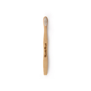 Toothbrush Toothpastes: Humble Co. Bamboo Kids Toothbrush (white, ultra-soft bristles)