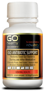Go Healthy Go Antibiotic Support (14 Vege caps)