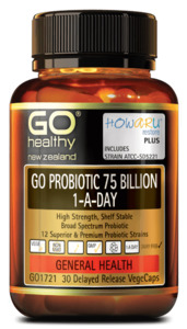 Go Healthy Go Probiotic 75 Billion 1-A-Day