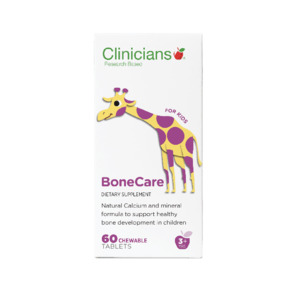 Clinicians Kids BoneCare Chew Tabs 60s