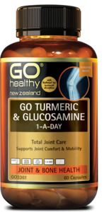 Bone Joint Muslce: Go Healthy Go Turmeric & Glucosamine 1-A-Day Capsules