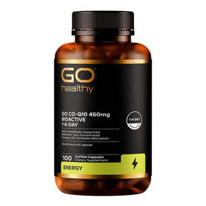 Brain Health: Go Healthy Go Co Q10 450mg BioActive 1-A-Day SoftGel Capsules