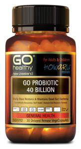Go Healthy Go Probiotic 40B HOWARU Restore