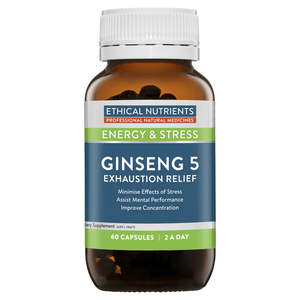 Diabetes Heart Circulation Care: Ethical Nutrients Ginseng 5 Exhaustion Relief (60 caps)