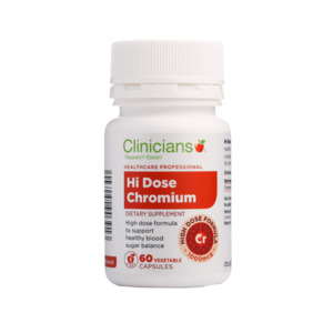 Diabetes Heart Circulation Care: Clinicians Hi-Dose Chromium 60s