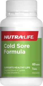 Nutralife Cold Sore Formula Tablets