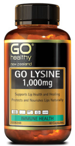 Lip Care 1: Go Healthy Go Lysine (60 Caps)