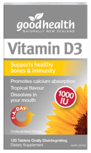 Childrens Health: Good Health Vitamin D3 120s