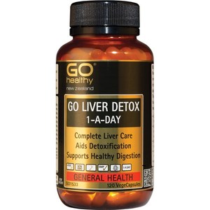 Go Healthy Go Liver Detox 1-A-Day (120 Vege Caps)