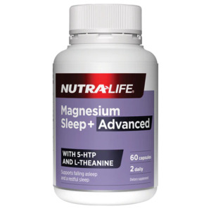 Sleep Stress: Nutralife Mag Sleep+ Advanced with 5HTP 60s