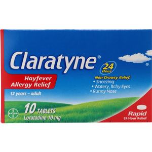 Allergies: Claratyne 10mg Tablets 10s