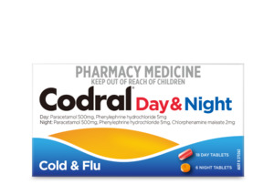 Sinus: Codral Day & Night Tablets