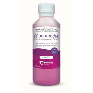 Sore Throat: Mucosoothe Oral Gel 200ml