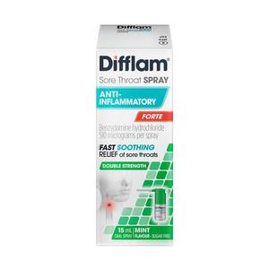 Sore Throat: Difflam Forte Throat Spray 15ml