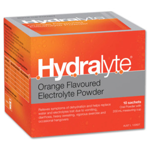 Diarrhoea: Hydralyte Powder 10s