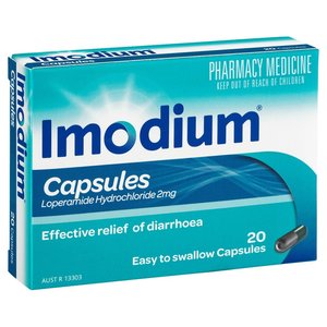 Diarrhoea: Imodium 2mg Capsule 20s