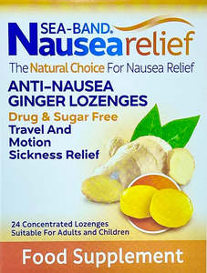 Seaband Anti-Nausea Ginger Lozenge