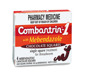 Combantrin-1 Chocolate Squares