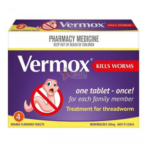 Worms: Vermox Chewable Tablets