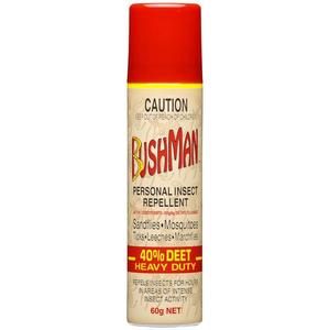 Insect Repellent: Bushman Heavy Duty Aerosol DEET 40%