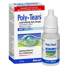 Dry Eyes: Poly Tears Lubricating Eye Drops