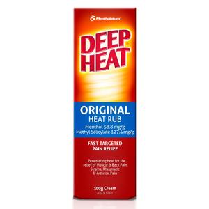 Heat Rubs: Mentholatum Deep Heat Original (100g)