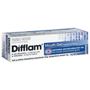 Mouth Ulcer: Difflam Mouth Gel 10g