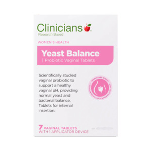 Clinicians Yeast Balance 7 Vaginal Tablets