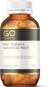Go Healthy: GO PRO Womens Advanced Multi 60s