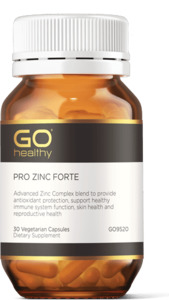 Go Healthy: GO Healthy Pro Zinc Forte (30 vcaps)