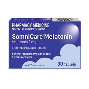 Sleep Stress: Somnicare Melatonin PR Tabs 2mg 30pk