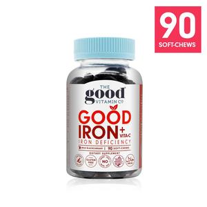 Womens Health: The Good Vitamins Iron + Vita-C Supplements (90 soft-chews)